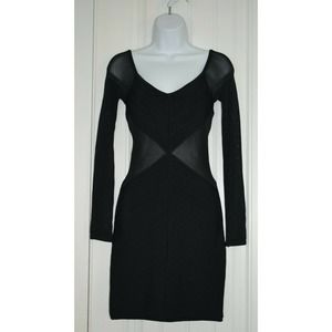 Herve Leger Paris Women's Black Bodycon Bandage Dress sz. S